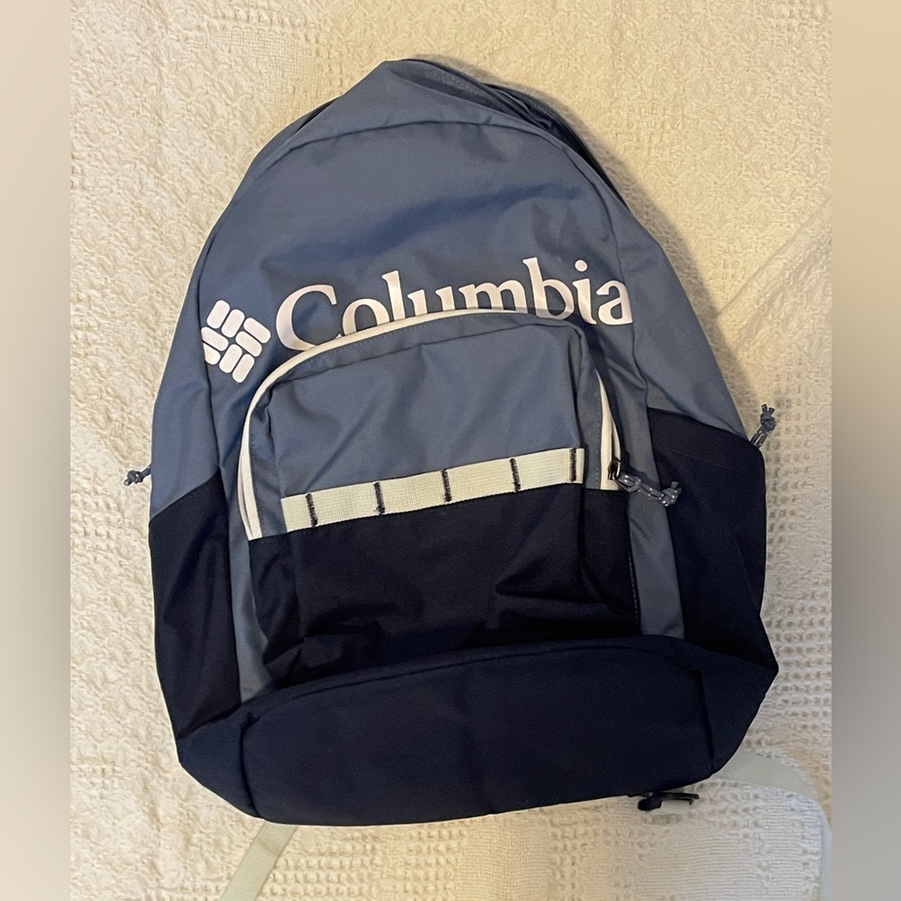 Blue Columbia backpack